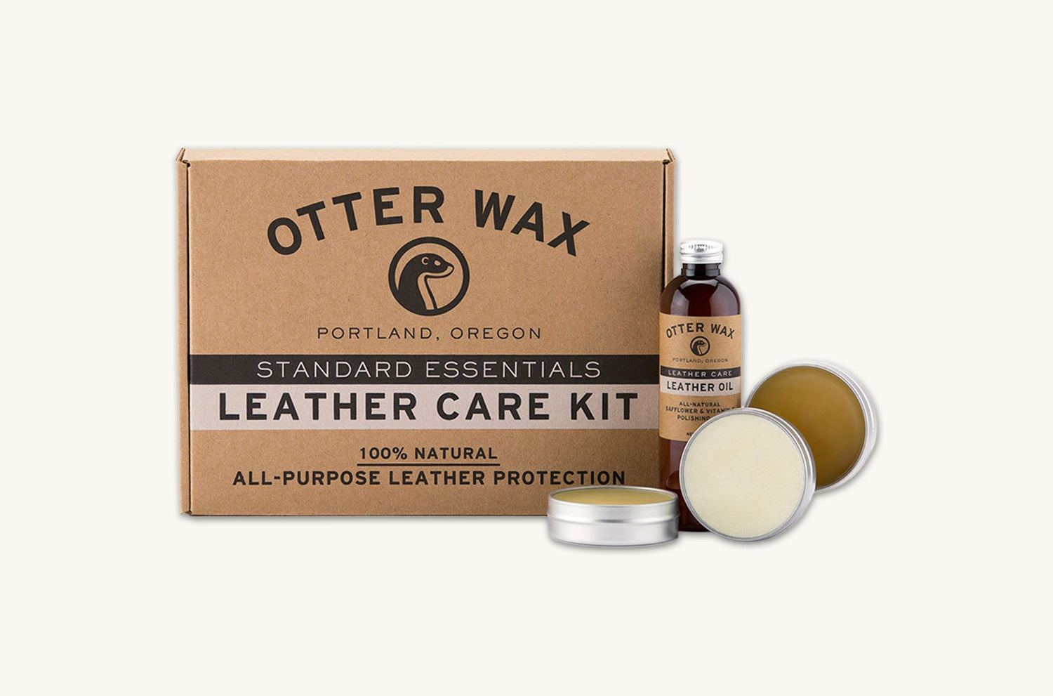Otter Wax Lederen Verzorgingsset